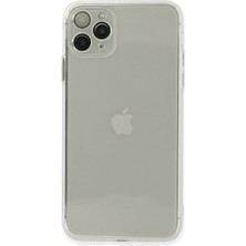 aklow akyoleticaret iPhone 11 Pro Kılıf Fly Lens Silikon - Şeffaf