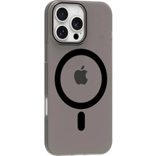 aklow akyoleticaret iPhone 16 Pro Max Pc Blank Magsafe Kapak - Siyah