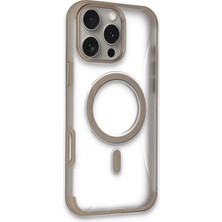 aklow akyoleticaret iPhone 16 Pro Max Hilton Magsafe Kapak - Gold