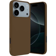 aklow akyoleticaret iPhone 17 Pro Max First Silikon - Kahverengi