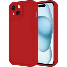 aklow akyoleticaret iPhone 14 Kılıf Viera Silikon - Kırmızı