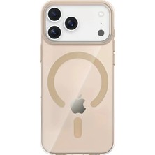 aklow akyoleticaret iPhone 17 Pro Max Pc Blank Magsafe Kapak - Çöl Titanyum