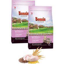 Bonnie Tavuklu Yavru Kedi Maması 1,5 kg x 2 Adet