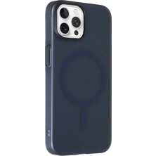aklow akyoleticaret iPhone 15 Pro Tuna Pc Slim Magsafe Kapak - Lacivert