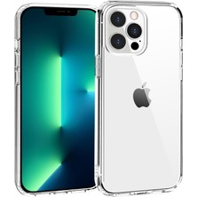 Happy Trend iPhone 15 Pro Max Uyumlu Kamera Çıkıntılı Sert Sararmaz Kristal Mika Şeffaf Kılıf (Şeffaf, iPhone 15 Pro Max)