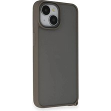 aklow akyoleticaret iPhone 14 Kılıf Elegant Kapak - Titan Gri