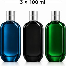 Rowenarose 3lü Erkek Parfüm Seti 100ML*3 Ilgi Çeken Kokusu ve Şık Tarzıyla Sizinle