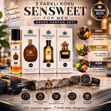 Rowenarose 3 Lü Erkek Parfümü Kalıcı Odunsu Koku 45ML