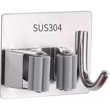 Sunup SN-26354 Kancalı Duvara Monte Süpürgee-Paspas Tutucu