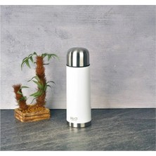 Tohana 60227 H2O Termos Matara Bambu Kapaklı Çelik 750ML Beyaz