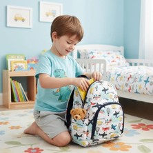 Leader Bag Store - Desenli Anaokulu ve Kreş Sırt Çantası - Ergonomik Su Geçirmez Çocuk Okul Çantası (28X35X15 Cm)