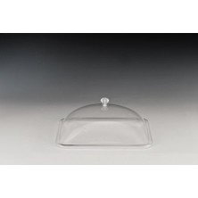 Biradlı Akrilik Fanus Kapak 27.5 Cm