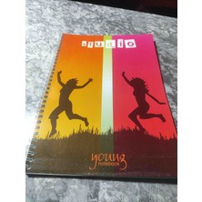 Beks A4 Çizgili Defter 72YP Spiralli 3 Farklı Renk
