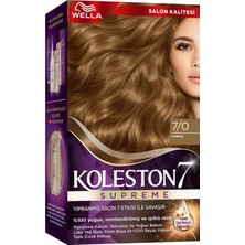 Koleston Saç Boyası 7/0 Kumral 135 ml 3 Adet