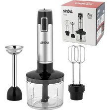 Varsoph Multi Turbo El Blender Seti Ayarlanabilir Kademe Hız 700ML Hazne SHB-3181 (5468)