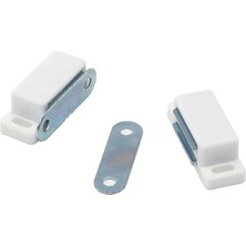 Varsoph 50 Adet Beyaz 4.5cm Mıknatıslı Sineklik Çıt Çıt (5468)