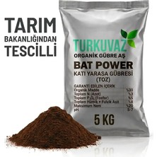 Turkuvaz 5 Kg. Turkuvaz Bat Power Organik Toz Yarasa Gübresi (Katkısız)