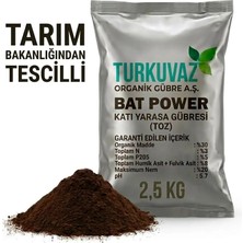 Turkuvaz Organik Bat Power Toz Yarasa Gübresi 2,5 Kg.