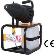 Volkan Ziraat Mühendislik Duru X5 1400W 5 Litre Profesyonel Sisleme Cihazı | Mantarhane Nemlendirme | 27 L/h Yüksek Çıkış Debisi