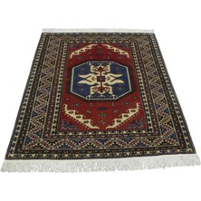 Kilim Antik El Dokuması Kafkas Yün Halı 1805 - Yeni - Çok Renkli