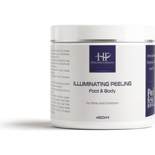 TeknoKapsül Hf Healıng Formula Peeling Illuminating Arındırıcı ve Nemlendirici Tuz Tanecikli Bakım Jeli, Ayak ve Vücut Için, Spirulina, Shea Butter, Tamanu Oil ve Coconut Oil Içerikli, 450 ml