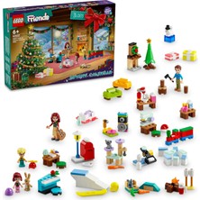 TeknoKapsül LEGO Friends Yılbaşı Takvimi 2024 42637, 6 Yaş ve Üzeri Çocuklar Için 5 Karakter ve 3 Hayvan Minifigürü Içeren Yaratıcı Oyuncak Yapım Seti (272 Parça)
