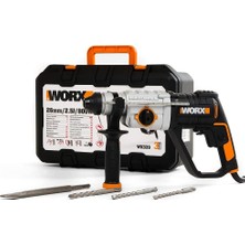 TeknoKapsül Worx WX339 800WATT 2.5j Profesyonel Sds-Plus Kırıcı/delici + 4 Adet Uç