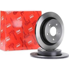 TeknoKapsül Volkswagen Caddy ile Uyumlu Arka Fren Diski 2004-2010 Trw Takım 2 Adet 256MM