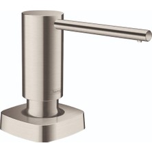 TeknoKapsül Hansgrohe 40468801 Sabun Metris Dispenseri, Çelik Optik