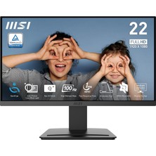 TeknoKapsül Msı 21.45 Pro MP223 E2, Kurumsal Monitör, Fhd, 16:9 Flat, Va, 100HZ, 1ms, Adaptive-Sync