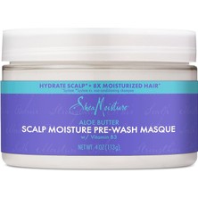 TeknoKapsül Shea Moisture Aloe Butter Saç Derisi Nemlendirici Yıkama Öncesi Saç Maskesi 113GR