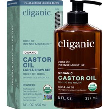 Cliganic Castor Oil Organic Lash-Brow Set 237ML