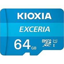 Mey İthalat Excerıa 64GB Microsdxc Hafıza Kartı, Uhs-I U1 C10,100MB/S Okuma, Full Hd