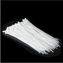Mey İthalat 3,6X150 mm Plastik Beyaz 35 mm 18 kg 100 Adet 6.6 Kablo Bağı Cırt Kelepçe, Naylon, Sıkma Çapı, Mukavemet