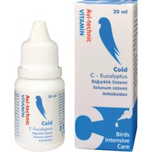 Mey İthalat Kuşlar Için Vitamin C Cold (Solunum Sistemi Antioksid) 20 ml