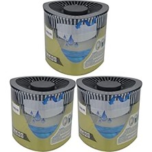 Mey İthalat 500 G Nem Alıcılı Üçgen Rutubet Giderici Aparat, Vanilya, 3'lü Paket