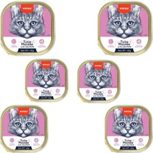 Mey İthalat Ton Balıklı & Somonlu Alutray Yaş Kedi Maması 40 G (6x)