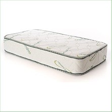 Mey İthalat Bamboo Bebek Yatağı, 70 x 110 Cm, Soft Lüks Ortopedik, Yeşil