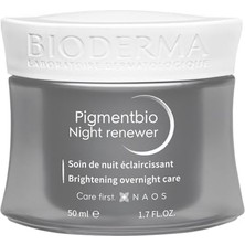 Mey İthalat Pigmentbio Night Renewer Leke Karşıtı Cilt Tonu Eşitleyici C ve E Vitamini Gece Kremi 50 ml