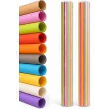Mey İthalat 20 Adet 50X70 cm Fon Kartonu, 10 Renk (2 Rulo)