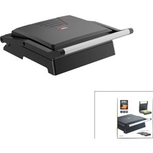 Varsoph Elektrikli Tost Makinesi 4 Dilim 180° Açılır Üst Gövde = Izgara Kullanım 1000W SSM-2594 (5468)