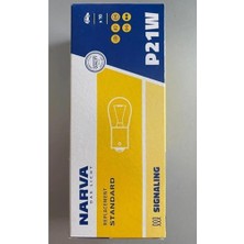 Mey İthalat 93 P21W Stop ve Sinyal Ampulü, 12V, Tek Duy, 10 Adet, 17635