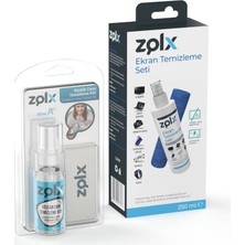 Mey İthalat 30 ml Gözlük Temizleme Kiti ve 250 ml Ekran Temizleme Seti, Lcd, Led, Laptop, Tablet, Bilgisayar, Televizyon ve Telefon Için