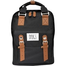 Mey İthalat Dogs USB Girişli Suya Dayanıklı 14 Inç Laptop Uyumlu Okul Sırt Çantası, Siyah