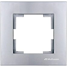 Mey İthalat Tekli Metalik Inox Çerçeve, Rita 2220 800 1182