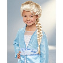TCX Çocuklar Için Altın Sarısı Elsa Frozen Peruğu