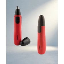 TCX Ergonomik Burun Kulak Tüy Alma Makinesi 45 Dk Şarj Süreli Kırmızı