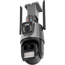 Mey İthalat Cmr7 8mp Ptz Dış Mekan Full Hd Wifi Kamera, Su Geçirmez, Hareket Sensörlü, Gece Görüşlü Ip Kamera