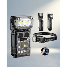 TCX Fonksiyonel Şarjlı LED Kafa Lambası 1200 Mah El Sensörlü