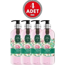 Mey İthalat Doğal Zeytinyağlı Manolya Çiçeği Sıvı Sabun 500 ml x 4 Adet